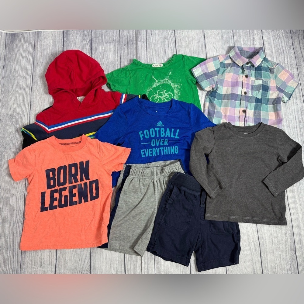 Toddler Boy Clothing Bundle Size 2T - 8 Pieces |Casual Everyday Wear